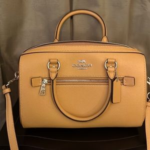 Coach Rowan Satchel Honeycomb/Silver